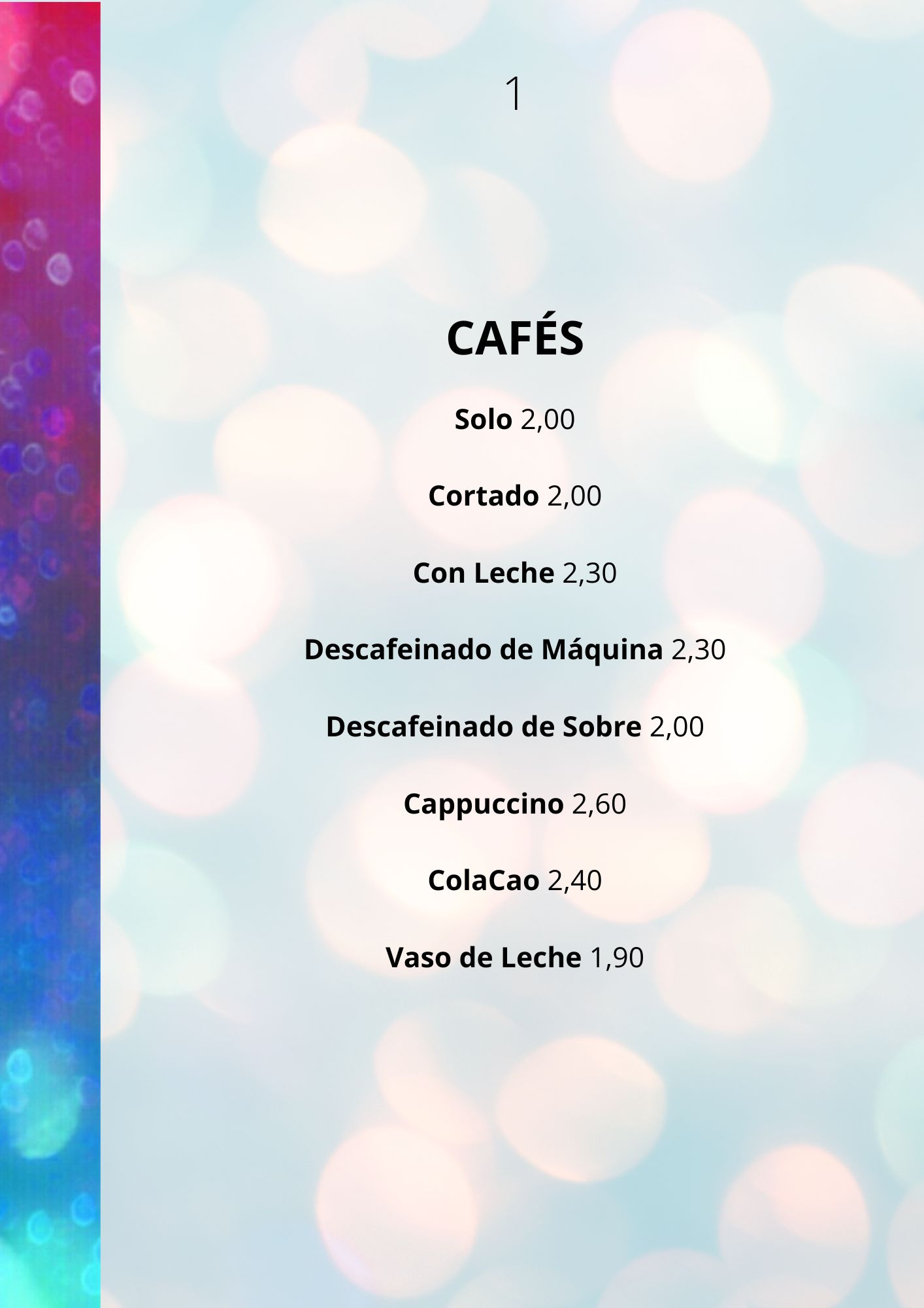 1 cafes