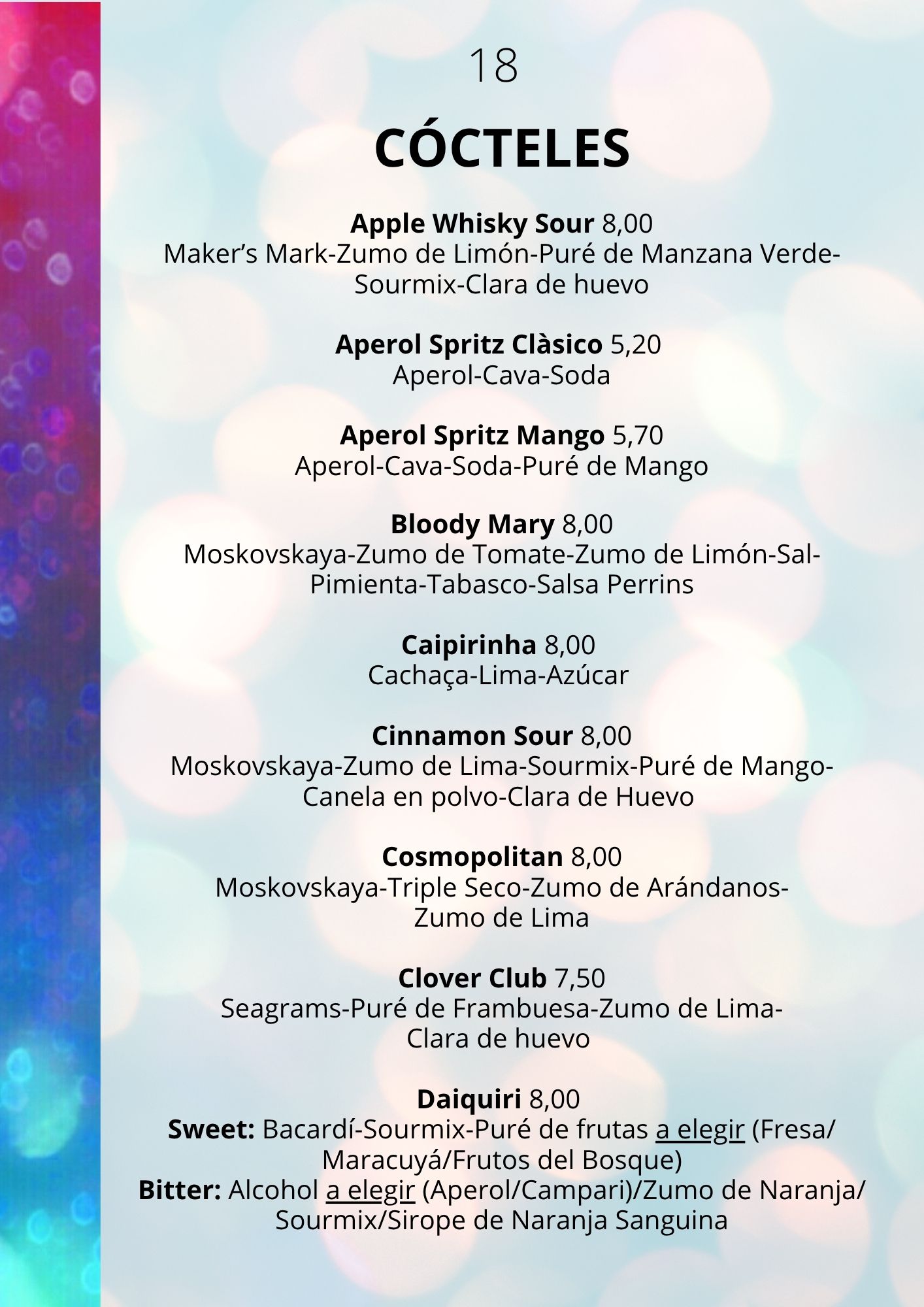 19 cocteles