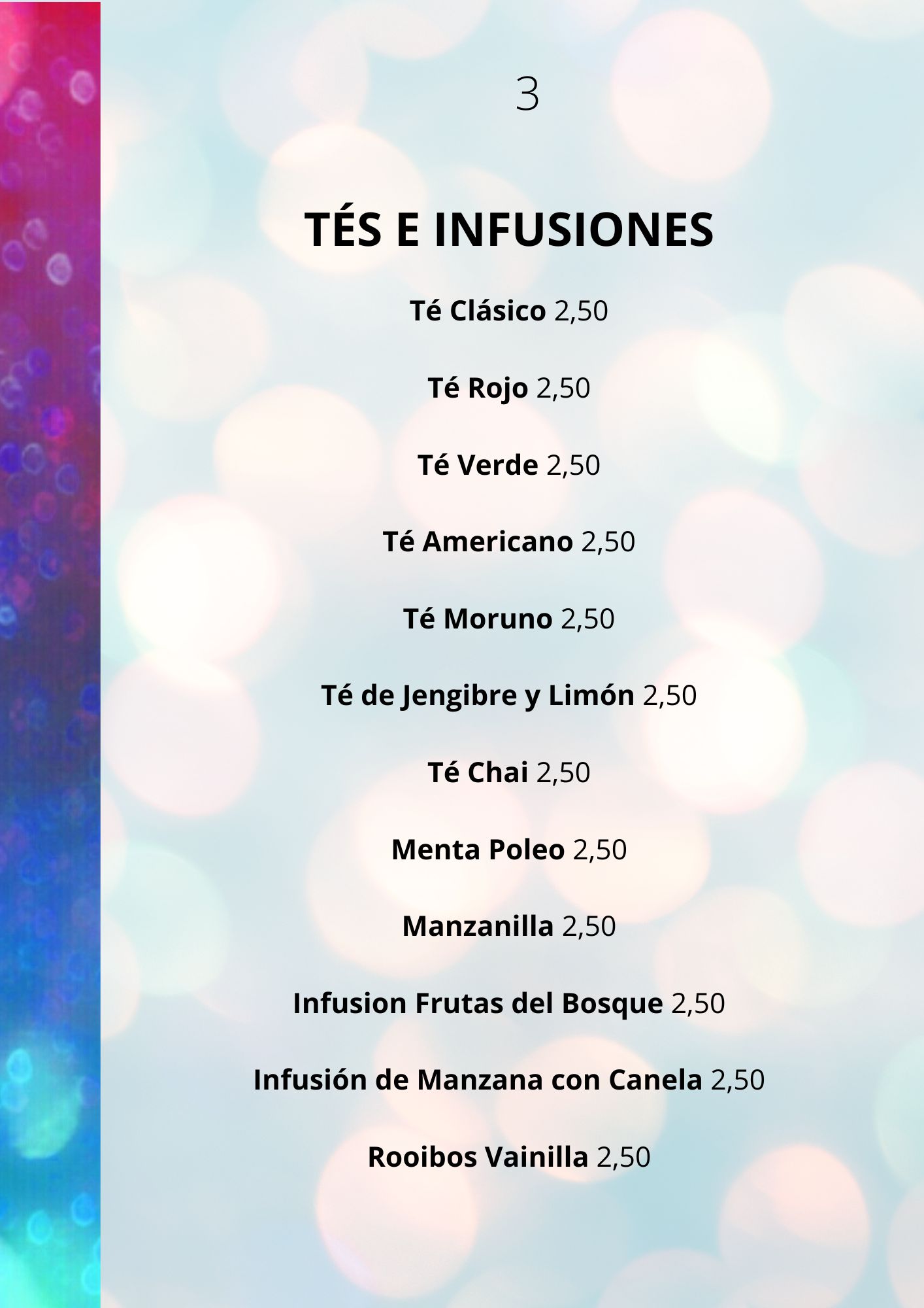 3 tes e infusiones