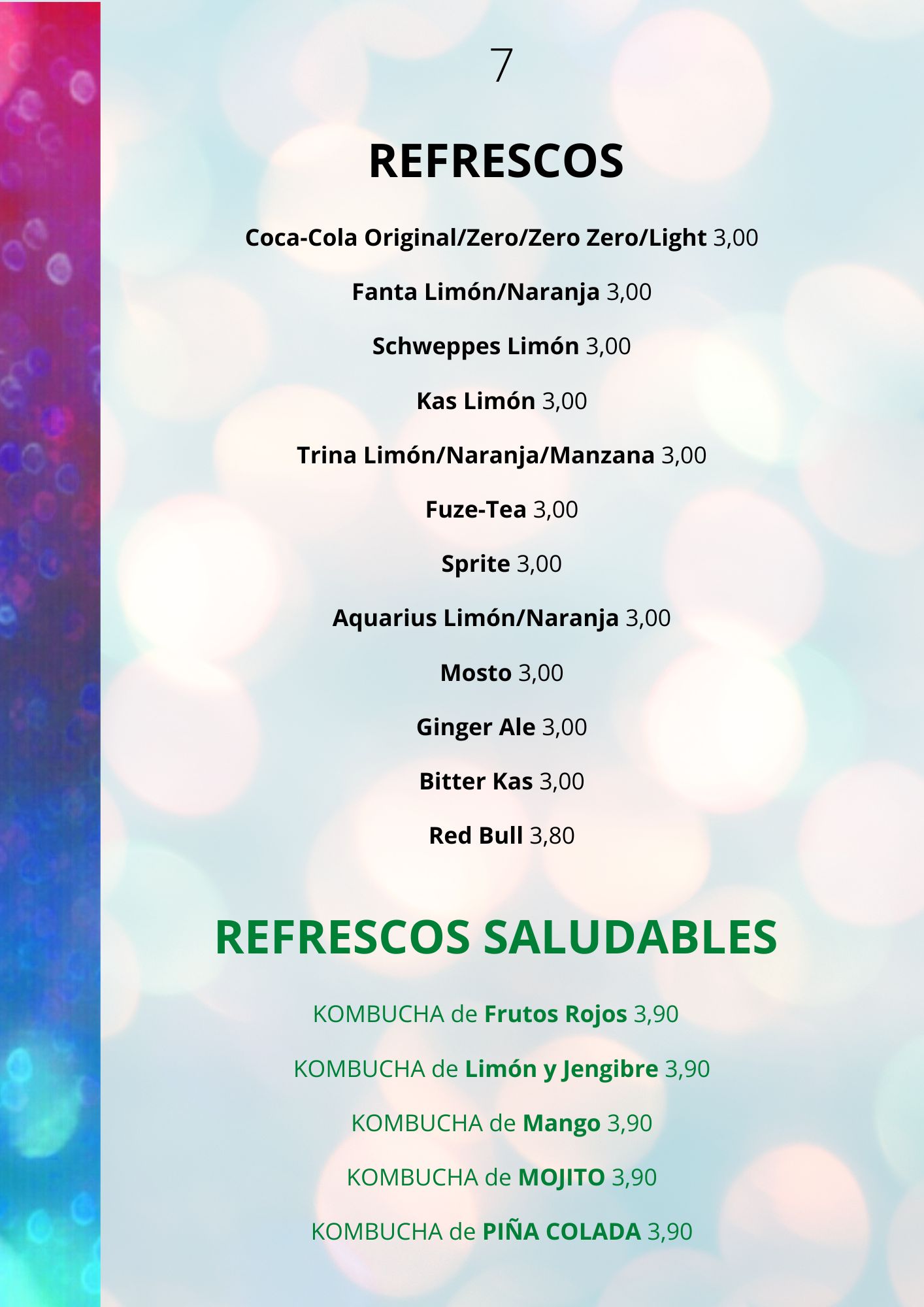 7 refrescos